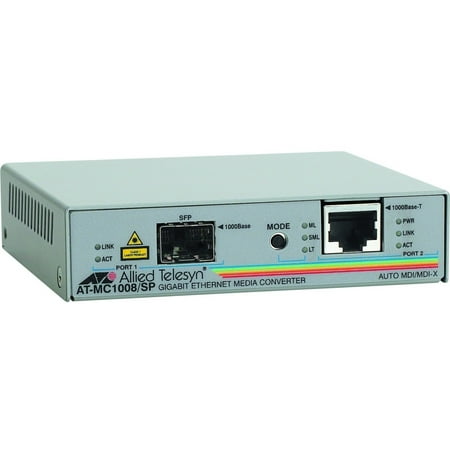 AT-MC1008/SP Gigabit Ethernet Media Converter