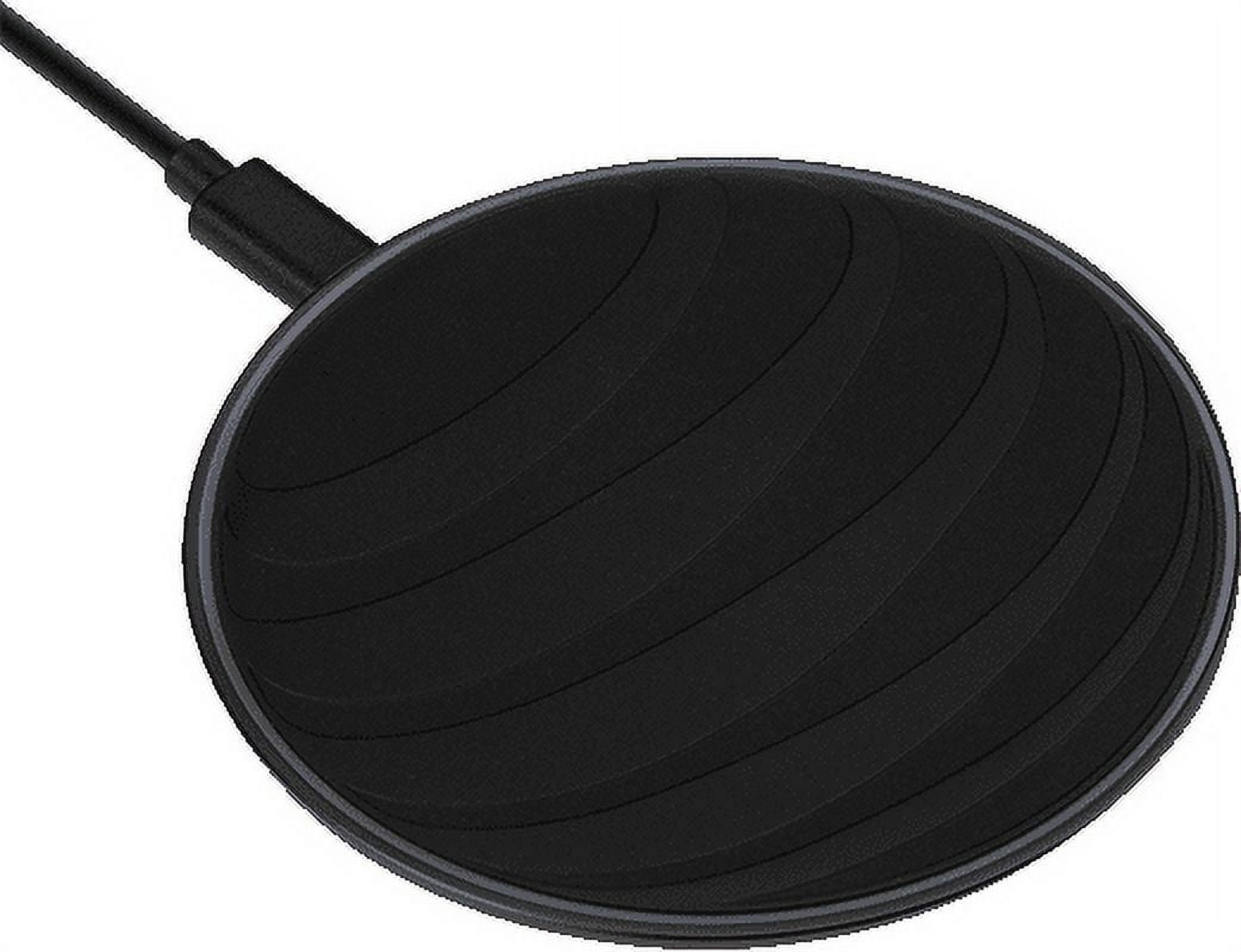 AT&T 15W Cordless Fast Charge Wireless Charging Pad-Black, Qi-Certified ...