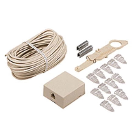 AT&T ADD-A-JACK KIT W/50' CORD IVORY