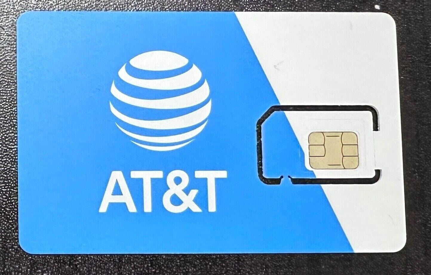 AT&T 3-in-1 Prepaid/Postpaid 4G LTE 5G SIM Card Nano/Micro/Standard ...