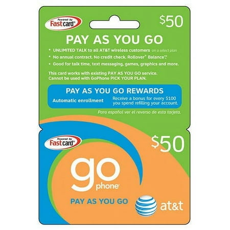 AT&T $50 Prepaid Wireless Refill