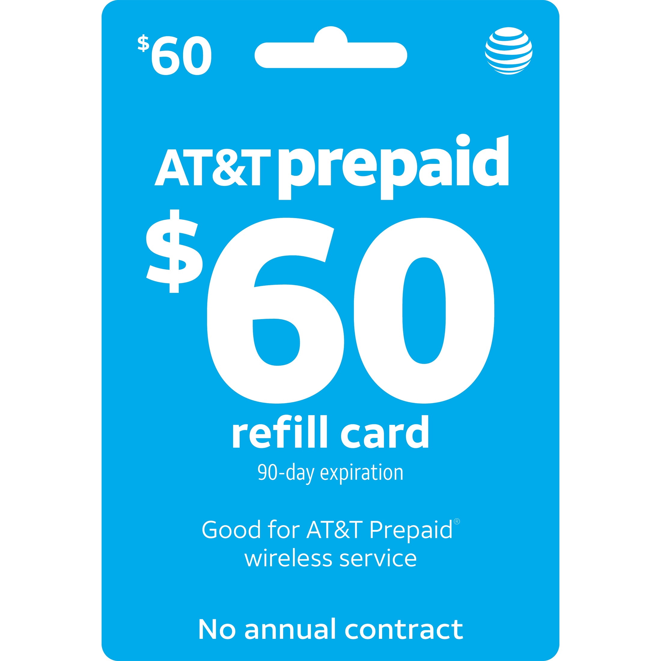 AT&T $60 Refill Card