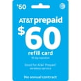 AT&T $60 Refill Card - Walmart.com