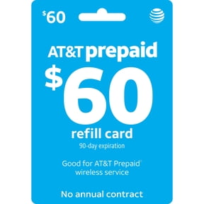 AT&T $60 Refill Card
