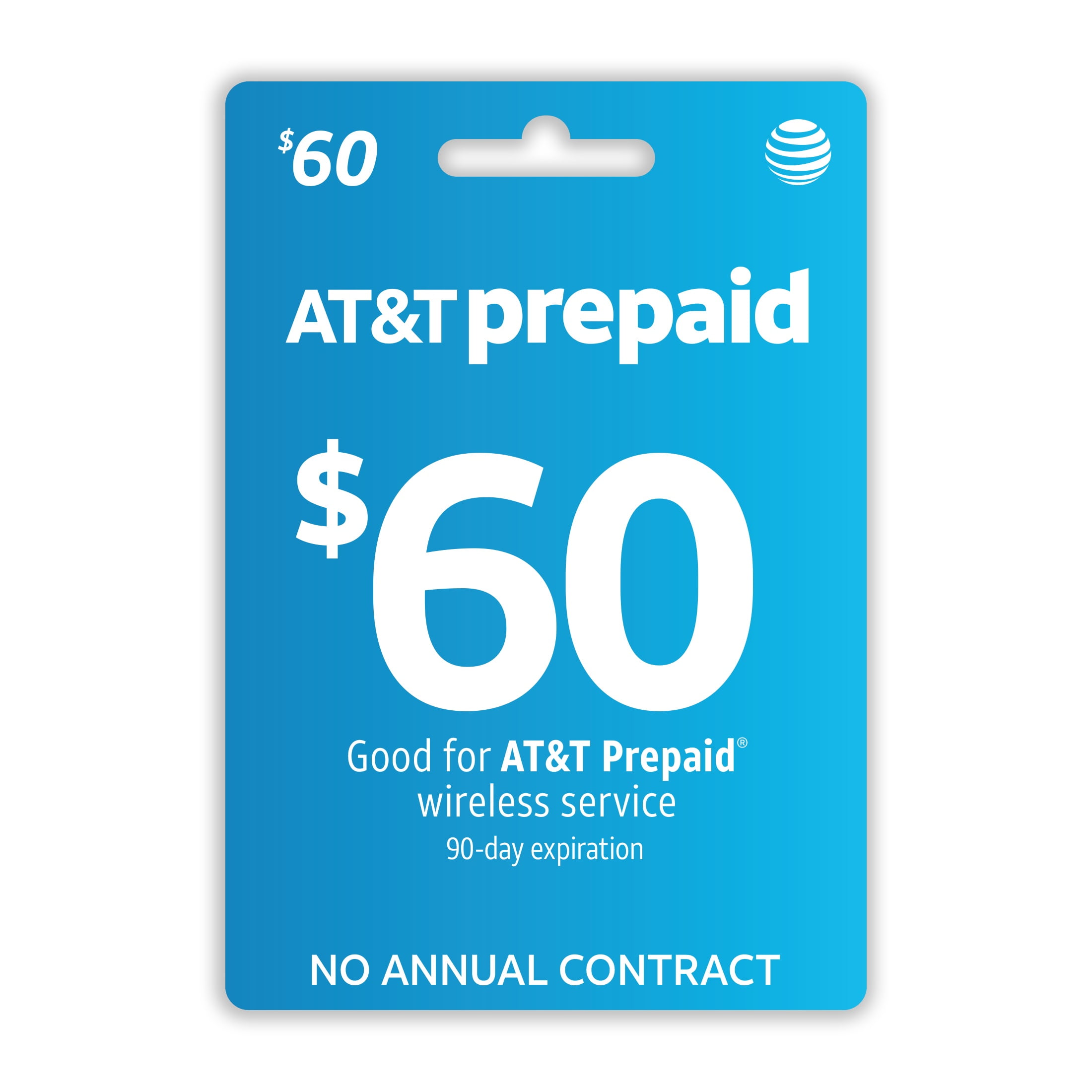 AT&T $60 Refill Card - Walmart.com