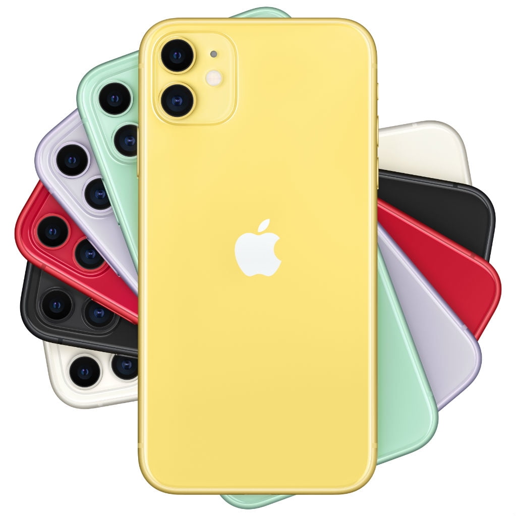 AT&T Apple iPhone 11 128GB, Yellow - Walmart.com