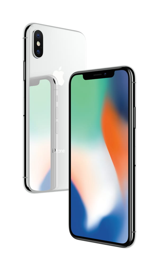 AT&T Apple iPhone X 64GB, Silver - Upgrade Only - image 1 of 2