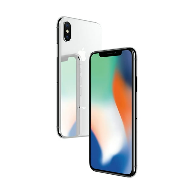 AT&T Apple iPhone X 64GB, Silver - Upgrade Only