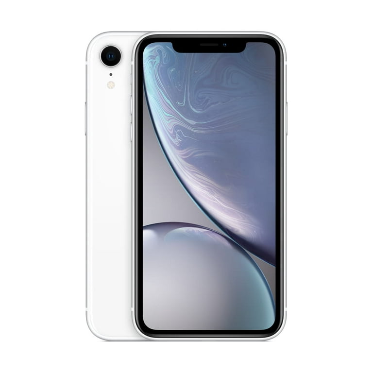 AT&T Apple iPhone XR 128GB, White - Walmart.com