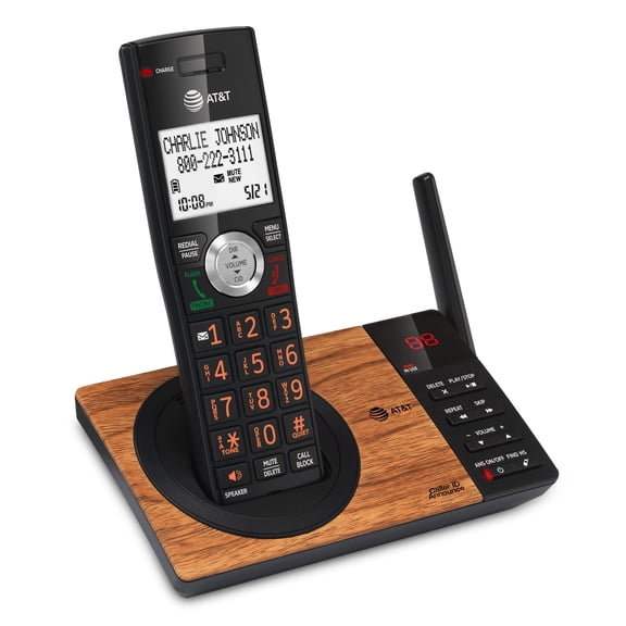 AT&T CL82167 Cordless Phone with Answering System and Smart Call Blocker