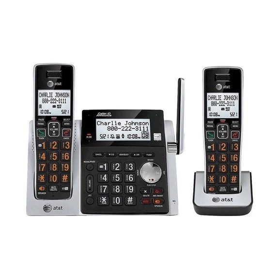 AT&T ATTCL83213 Cordless Answering System With Dual Caller ID/Call Waiting (2-Handset System)