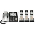 thumbnail image 1 of AT&T CL84307 Dect 6.0 Expandable Corded Cordless Phone with Smart Call Blocker, Silver Black, 1 of 14