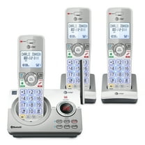 AT&T DL72310 DECT 6.0 Wall Mount 3 Handsets Cordless Phone with Digital Answering System, Silver & White, 3 Count