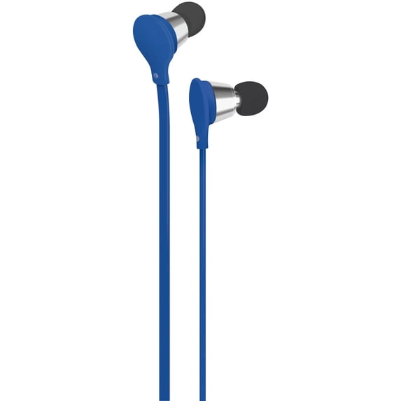 AT&T EBV01-BLU Jive Noise-Isolating Earbuds with Microphone & Volume Control (Blue)
