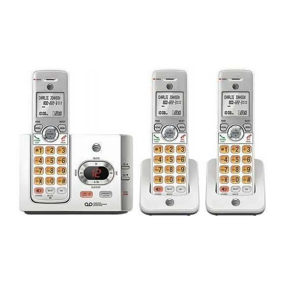 At&t Dect 6.0 Cordless Answering System With Caller Id And Call Waiting (3 Handsets)