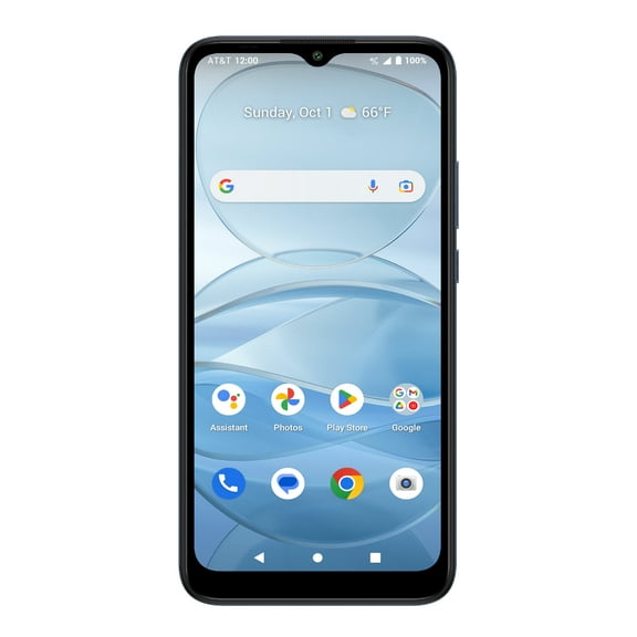 AT&T Motivate 4, 32GB, Apex Blue, Prepaid Smartphone