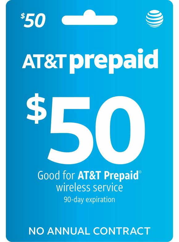 AT&T PREPAID $50 e-PIN Top Up (Email Delivery)