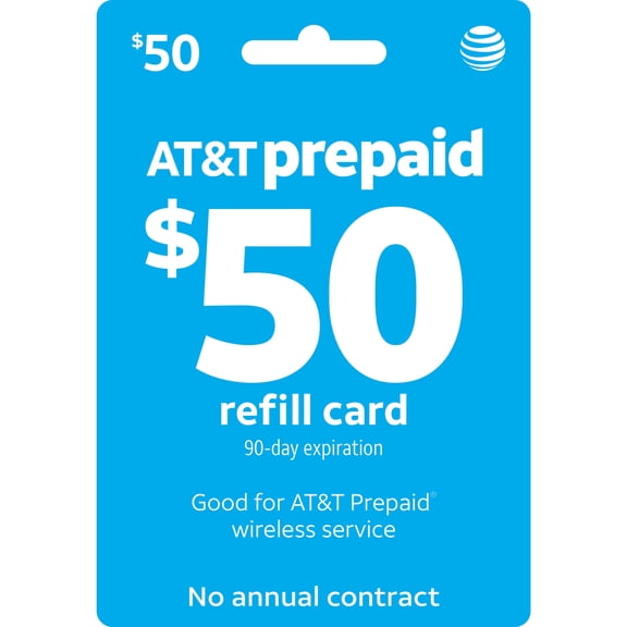 AT&T PREPAID $50 e-PIN Top Up (Email Delivery)