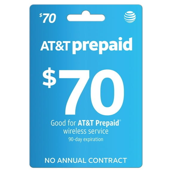 AT&T PREPAID $70 e-PIN Top Up (Email Delivery)