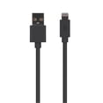 thumbnail image 1 of AT&T PVC Charge and Sync Lightning Cable 10 ft. Black (PVLC10-BLK) CETPVLC10BLK, 1 of 3