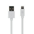 thumbnail image 1 of AT&T PVLC1-WHT 4-Foot PVC Charge and Sync Lightning Cable (White), 1 of 2