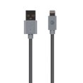 thumbnail image 1 of AT&T PVLC10-GRY PVC Charge and Sync Lightning Cable, 10 Feet (Gray), 1 of 3