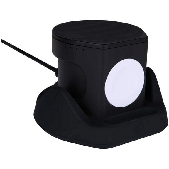 AT&T Power Drum Wireless Charger + Apple Watch Power Bank - Black