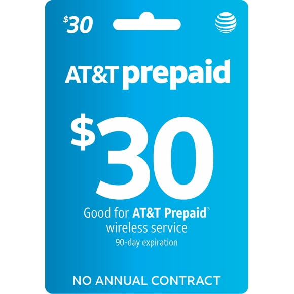 AT&T Prepaid $30 Direct Top Up