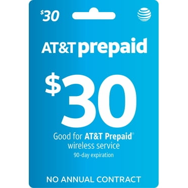 AT&T Prepaid $30 e-PIN Top Up (Email Delivery)
