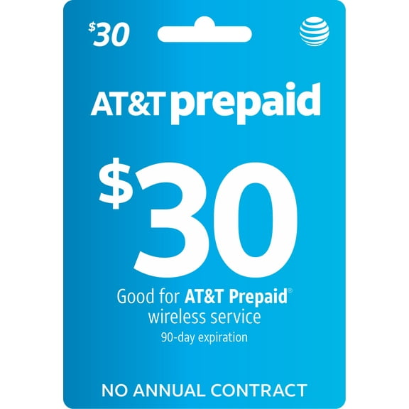 AT&T Prepaid $30 e-PIN Top Up (Email Delivery)