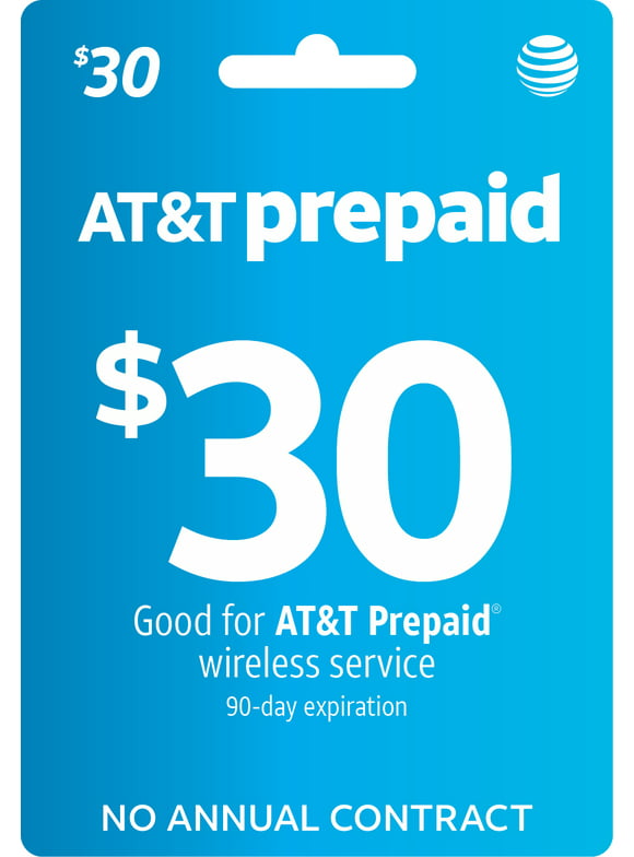 AT&T Prepaid $30 e-PIN Top Up (Email Delivery)