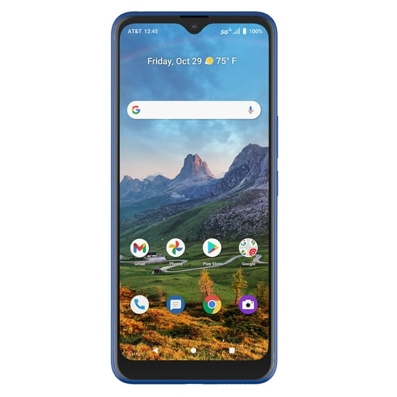 AT&T RADIANT™ Max 5G, 64 GB, Electric Blue - Prepaid Smartphone