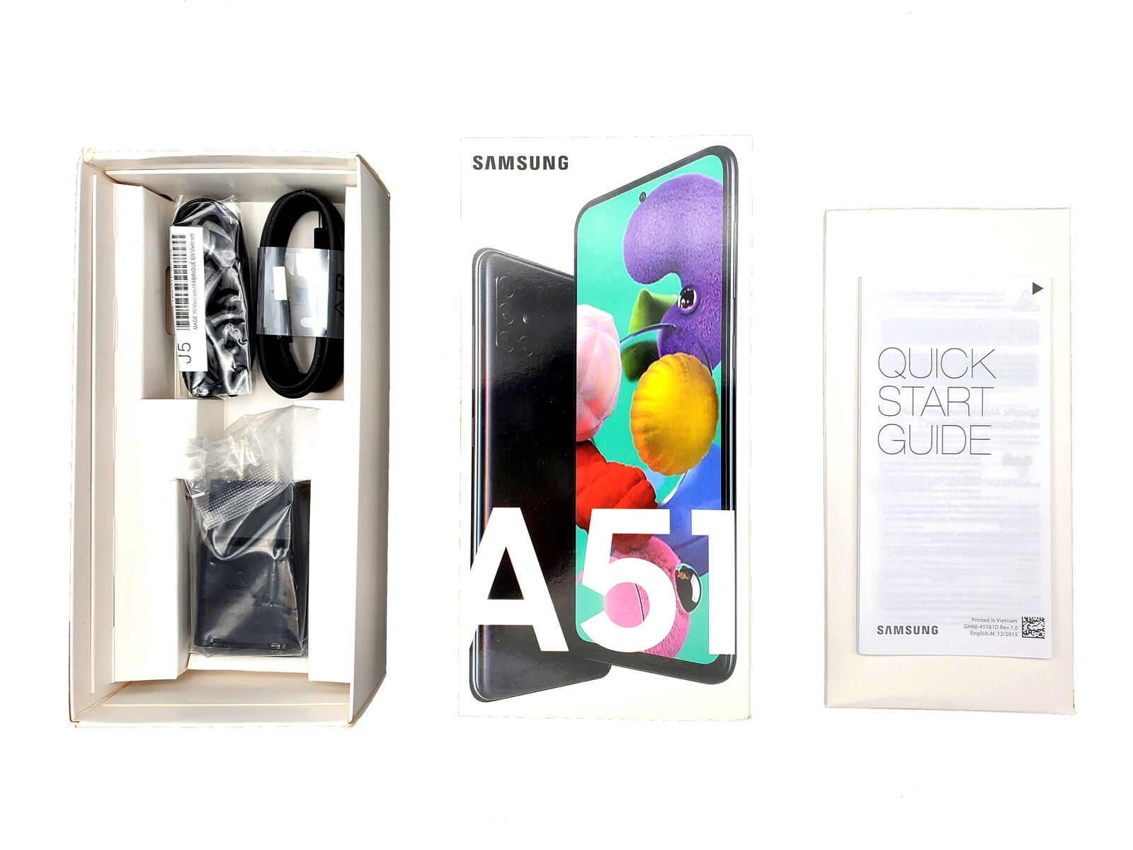 Open Box AT&T Samsung Galaxy A51 Black 128GB SM-A515U [RETAIL BOX]