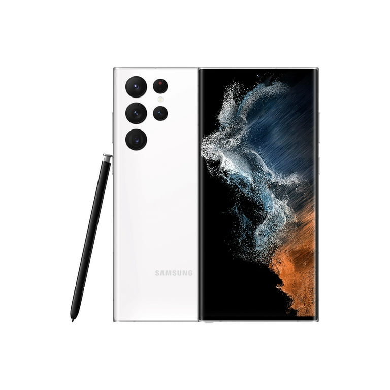 行列のできるレビュー商品、集めました。高評価アイテム AT&T Samsung Galaxy S22 Ultra Phantom White 128GB - Walmart.com スマートフォン本体