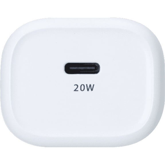 AT&T Single Port 20W Power Delivery Wall Block (USB-C)-(Bulk packaging)