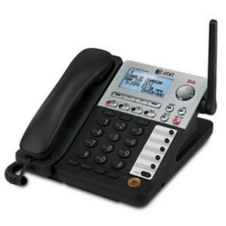 DECT 6.0 Corded Expansion Deskset for Select AT&T Expandable Phone Systems - Black/Silver