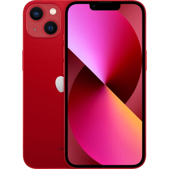 Pre-Owned AT&T, T-Mobile, TracFone, Unlocked, Simple Mobile, Cricket Wireless, H20 Wireless, MetroPCS, Verizon Wireless, U.S. Cellular, Sprint Apple iPhone 13 5G Cell Phone 256GB 1GB RAM Red