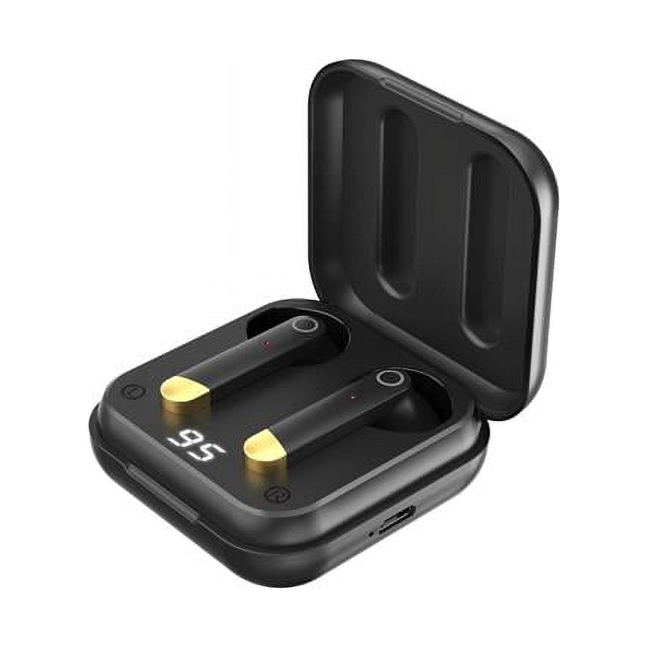 AT T T100 True Wireless Earbuds with Wireless Charging Case