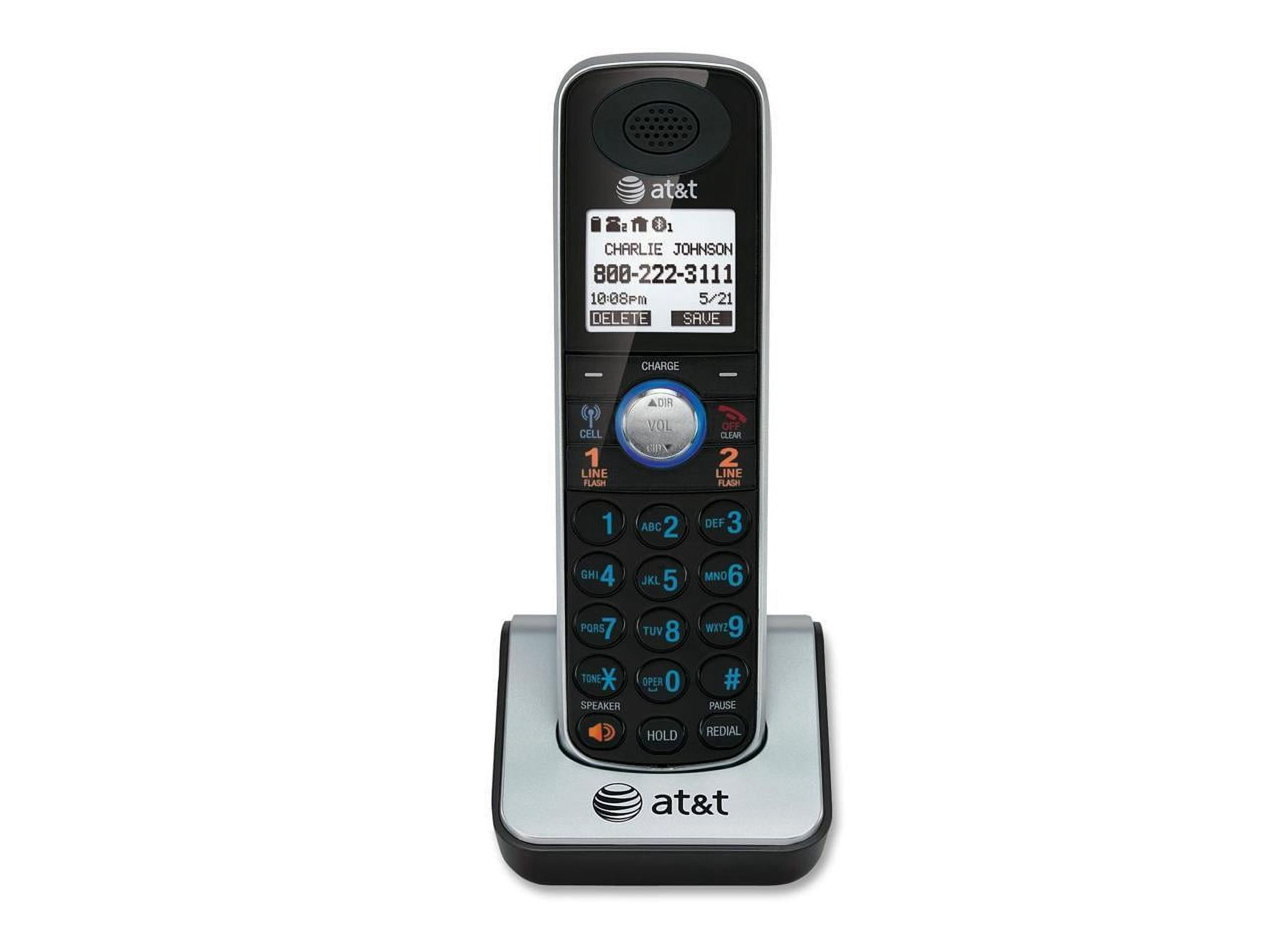 AT&T TL86009 DECT 6.0 Cordless Expansion Handset with Caller ID and ...