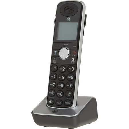 AT&T TL86009 DECT 6.0 2-line Telephone Accessory Handset, 1, Silver