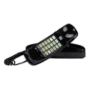 AT&T TML 210M Corded Trimline Phone With Lighted Keypad Black