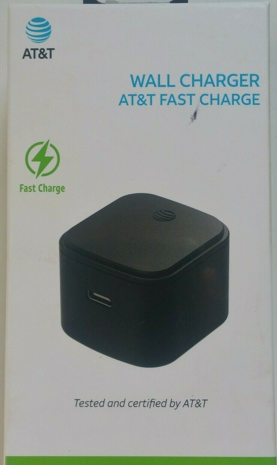 AT&T USB-C Wall Charger, Single Port Fast Charge, 18W Power Delivery ...