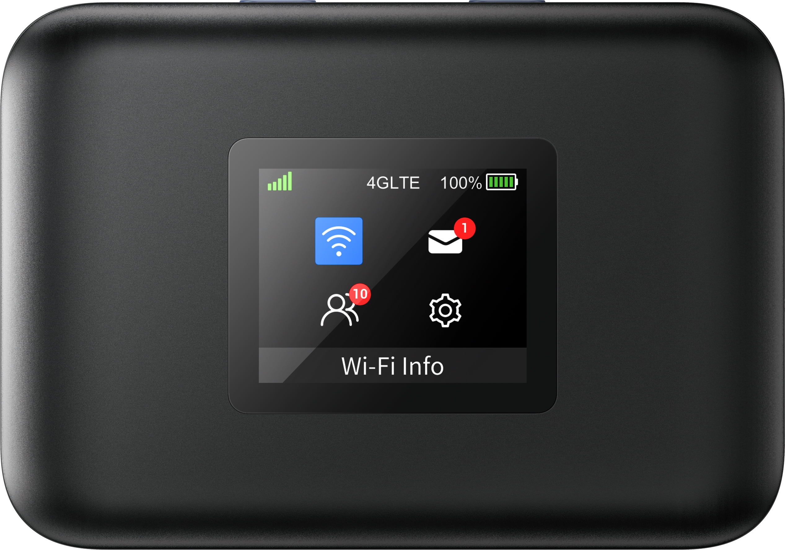 AT T Turbo Hotspot 3 256 MB Black Prepaid Hotspot Walmart com