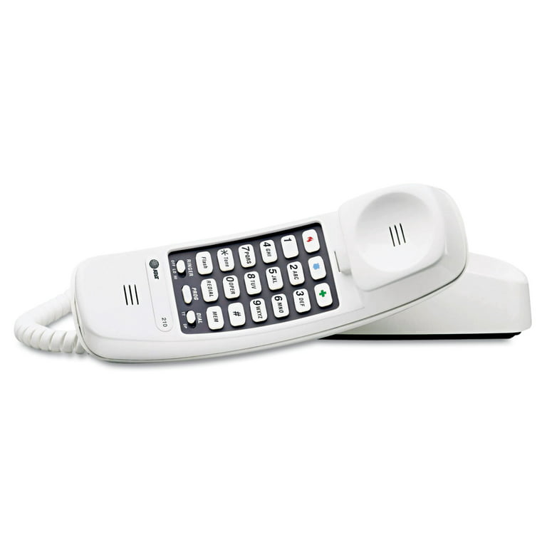 AT&T Vtech Communications 210 Trimline Telephone, White