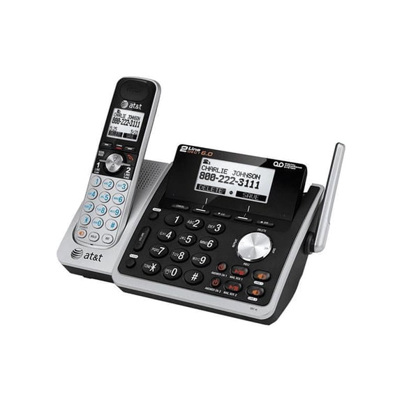 AT&T Vtech Communications Tl88102 Cordless Answering System, Base and Handset
