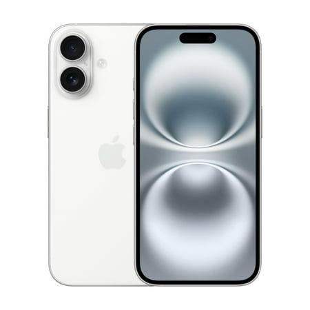AT&T iPhone 16 128GB White. Apple Intelligence.