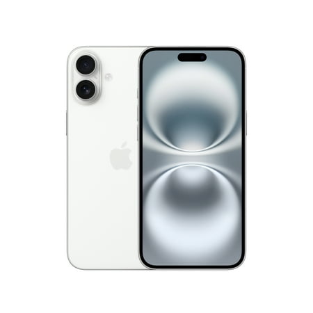 AT&T iPhone 16 Plus 256GB White. Apple Intelligence.