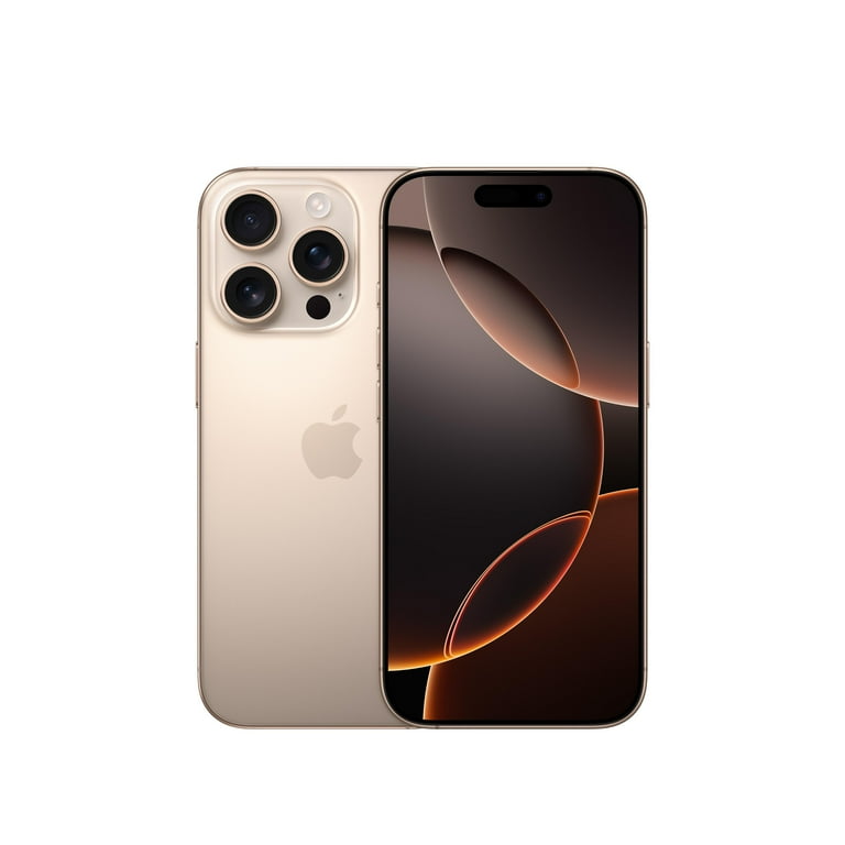 AT&T iPhone 16 Pro 1TB Desert Titanium. Apple Intelligence