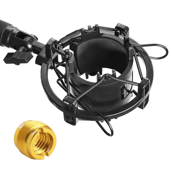 YOUSHARES AT2020 Shock Mount, Microphone Shock Mount Reduces Vibration Noise for Audio Technica AT2020 AT2035 ATR2500 Condenser Mic