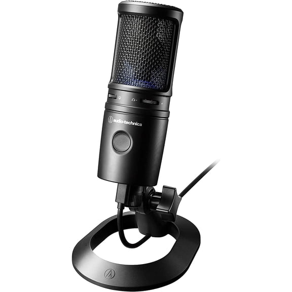 Audio-Technica AT2020USB-X Cardioid Condenser USB Microphone, Black